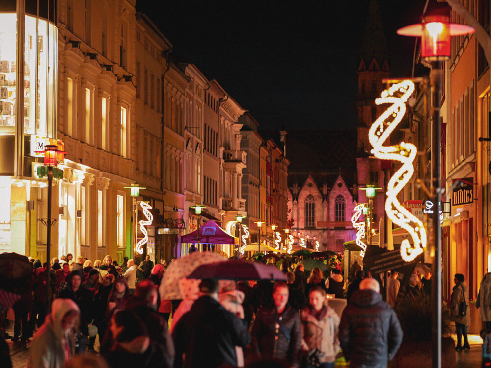 Meiningen leuchtet 2023. Foto: Peter Steinwachs© Christina Iberl